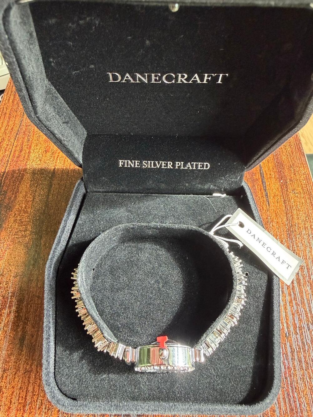 Danecraft Women's Fine Silver-Plated Analog Watch